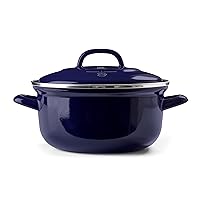 BK Indigo 26cm/5.2 Litre Round Casserole, Cobalt Blue