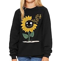 Sunflower Kids' Raglan Sweatshirt - Music Sponge Fleece Sweatshirt - Cool Sweatshirt