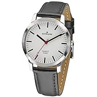 Atrium Station Clocks Style Women's Watch Leather Strap 5 Bar Clearly A22/10