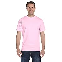Gildan Men's Dryblend Moisture Wicking T-Shirt, Light Pink, XL