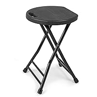 Folding Stool with Handle,600lbs Capacity Folding Chair,Folding Bar Stool with Non-Slip Feet,Indoor and Outdoor Foldable Stool for Adults(13