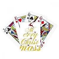 Christmas Deer Art Word Festival Poker Playing Magic Card Fun Board Game