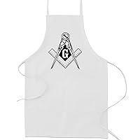 Traditional Square & Compass Masonic Cooking Kitchen Apron