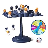 Fun Astronaut Tree Children Montessori Math Toy Balancing Board Game Interactive Toy Tabletop Game Balancing Board Game Astronaut Toy