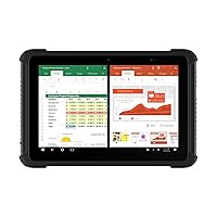 10-inch Rugged Tablet PC, Windows 11 | Upgraded CPU | 8GB RAM + 128GB ROM | 4G LTE | GPS GNSS | Military Grade for Enterprise Field Work