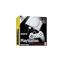 Sony Playstation Classic Console with 20 Playstation Games Pre-Installed Holiday Bundle, Includes Final Fantasy VII, Grand Theft Auto, Resident Evil Director's Cut and More