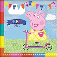 Peppa Pig 2 Ply Luncheon Napkins - 13 Inches / 33cm - Pack of 16