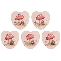 Car Air Fresheners 6 Pcs Hanging Air Freshener for Car Bear And Mushroom Aromatherapy Tablets Hanging Fragrance Scented Card for Car Rearview Mirror Accessories Scented Fresheners for Bedroom Bathroom
