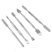 5Pcs Stainless Steel Wax Clay Sculpting Kit Carver Spatula Chisel Halloween Model Make Home Diy Tools