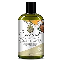 Difeel Essentials Hydrating Coconut Conditioner 12 oz. - Moisturizing Nourishing Coconut Conditioner for Dry, Frizzy Hair, Sulfate-Free