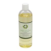 R V Essential Natural Extra Virgin Coconut Oil 100ml (3.38oz)- Cocos Nucifera (100% Pure and Natural Cold Pressed)