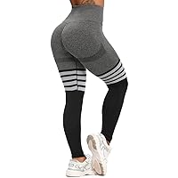 Women Workout Leggings High Waist Scrunch Peach Butt Lifting Tummy Control Gym Sport Fitness Tights