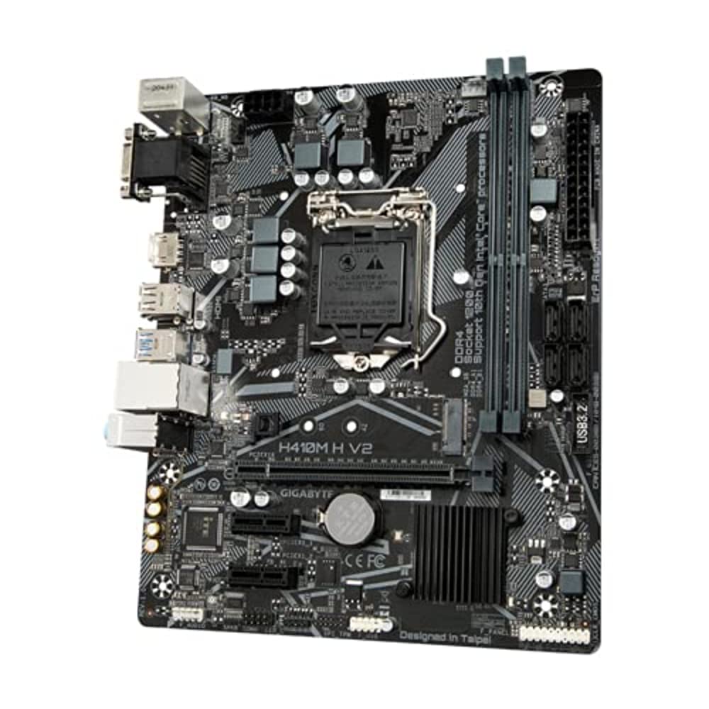 GIGABYTE H410M H V2 Intel H410 LGA 1200 Micro ATX DDR4-SDRAM Motherboard