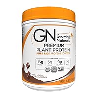 Rice Protein Chocolate Power (476G) 16.80 Ounces by Growing Naturals
