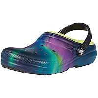 Crocs Unisex-Child Kids' Classic Marbled Tie Dye Lined Clog