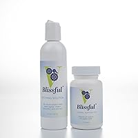Boric Acid Suppository & Soothing Vaginal Solution for Yeast Infection & Bacterial Vaginosis Treatment 100% Natural - Made by Your Blissful