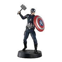 Eaglemoss Collections Marvel - Captain America Figurine (Avengers: Endgame) Box Display Edition - Marvel Movie Collection