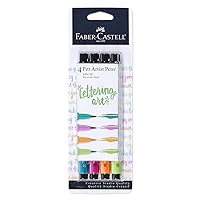 Faber-Castell Pitt Artist Pens - Brush Lettering - 4 Bright Colors