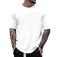 Men's Tshirt Graphic Short Sleeve T Shirt Round Neck Casual Tee Top Trendy Butterfly Print Basic Summer Tee Shirts