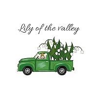 Lily of The Valley Buffalo Plaid Colorful Trunk Gnome Grain Flowers Stickers for Computer Mug Cup Glass Car Decor Vinyl Removable Easy to Apply Large Easter Kids Gift 6inch