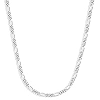 Amazon Essentials 5mm Plated Figaro Chain for Men or Women