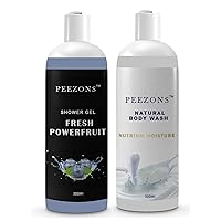 Combo Of Fresh Power Shower Gel And Natural Body Wash For Soft And Smooth Skin (300 ML) - PZ-40
