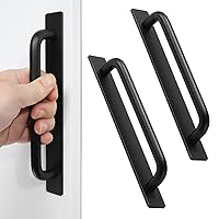 Self-Stick Instant Cabinet Drawer Pulls - 2pcs Aluminum Alloy Drawer Push Pull Handles Helper with Adhesive Door Handle for Kitchen Cabinet Drawer Window Sliding Closet (8.35
