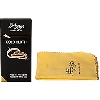HAGERTY Gold Cloth Gold Cleaning Cloth 36 x 30 cm Impregnated Cotton Jewellery Cloth for a Renewed Shine Efficient Jewellery Polishing Cloth for Yellow Gold Rose Gold White Gold