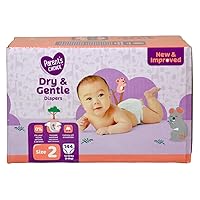 Parent's Choice Diapers, Dry & Gentle Diapers Size 2 (12-18 lbs) - 144 Count