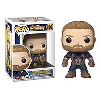 Funko Marvel: Marvel Avengers Infinity War - Captain America - Collectible Vinyl Figure - Gift Idea - Official Merchandise - for Kids & Adults - Movies Fans - Model Figure for Collectors and Display