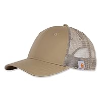 Carhartt Men's Rugged Professional™ Series Canvas Mesh-Back Cap,Dark Khaki,One Size