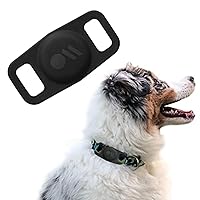 Case-Mate Airtag Dog Collar Holder - Water Resistant Airtag Holder Tag - Lightweight, Protective Airtag Case for Dog Collar - Pet Collar Airtag Loop - Compatible with Cat/Dog Collars - Black