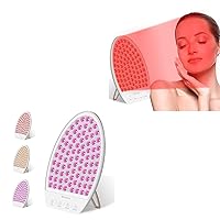 Comfytemp Red Light Therapy for Face, Infrared Red Light Therapy Lamp Panel for Face Anti-Aging Reduce Wrinkle, Near Infrared Light Device for Body Relieve Pain Inflammation with Timer, Christmas