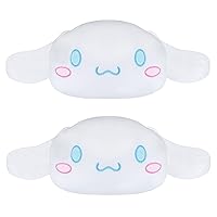 Anime Cinnamoroll Car Neck Pillow 2 Pcs Plush Auto Head Neck Rest Cushion for Chairs, Recliners, Driving Seats