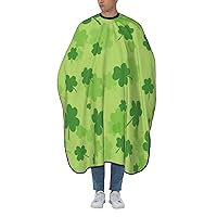 55x66 Inch Salon Cape With Snap Closure St-Patricks-Day-Shamrock Adult Hair Cutting Cape Barber Cape