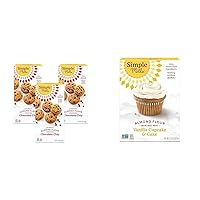Simple Mills Almond Flour Cookies and Baking Mix Bundle (3 Boxes)