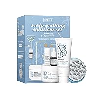 Briogeo Scalp Revival Scalp Soothing Solutions Set, Scalp Scrub Shampoo, Mask, Massager plus Mini Dry Scalp Treatment and Mini Dry Shampoo, Soothe a Dry, Flaky, Itchy or Oily Scalp, 14.3 oz