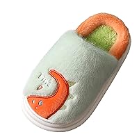 Slippers Size 3 Fashion Autumn And Winter Boys And Girls Slippers Flat Bottom Thick Bottom Soft Toddler Dog Slippers