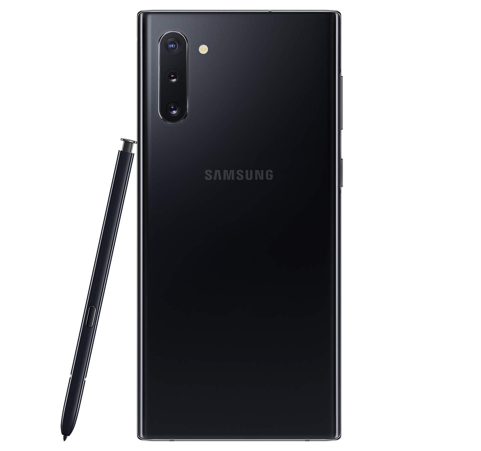 Samsung Galaxy Note 10 SM-N970F/DS, 4G LTE, International Version (No US Warranty), 256GB 8GB RAM, Aura Black - GSM Unlocked