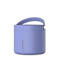 Hydrapeak 18oz Stainless Steel Vacuum Insulated Thermos Food Jar | Kids Thermos for Hot Food and Cold Food, Wide Mouth Leak-Proof Soup Thermos for Adults, 10 Hours Hot and 16 Hours Cold (Iris)
