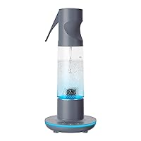 Homedics Ozone Clean 3-in-1 Multipurpose Cleaner – Chemical-Free Surface Disinfectant Spray, Super Strong Sanitizer and Deodorizer for Home Counters, Appliances and Toys, Reusable Bottle, Black