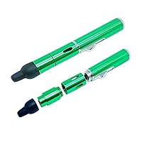 Torch Lighters, Fengfang Windproof Lighter Metal Tube Built-in Detachable Refillable Butane Torch Handheld Lighter, Mens Gifts (1 Pack Green)