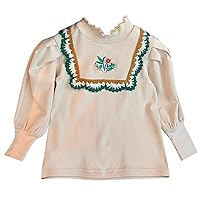 Girl Tunics Newborn Infant Baby Girls Autumn Lace Cotton Long Sleeve Tops Clothes Toddler Girl Clothes