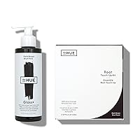 dpHUE Gloss+, Dark Brown (6.5 oz) + Root Touch-Up Kit, Dark Brown - Paraben, SLS & SLES Sulfate Free - Vegan, Leaping Bunny Certified