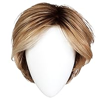 Raquel Welch Monologue Short Classic Pixie with Hand Tied Base by Hairuwear, Petite Average Cap, RL16/88 Pale Golden Honey