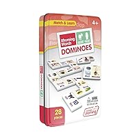 Junior Learning Rhyming Word Dominoes Educational Action Games, Multi, Model: JL490