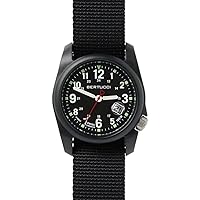 Bertucci Dx3 Super - Black Dial / Black Case- 95 Black Nylon Band