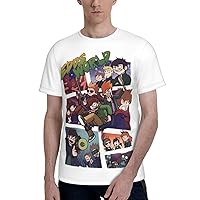 Anime Manga Eddsworld T Shirt Mens Fashion Tee Summer Round Neckline Short Sleeves Tshirt