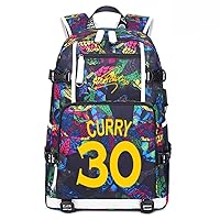 Basketball Player Curry Multifunction Backpack Travel Backpack Fans Bag For Men Women (Style 11)