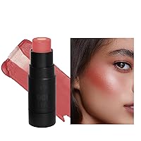 Cream Blusher Stick Face Makeup - Face Contour Blusher Stick for Cheeks Lips Face Contour Stick Highlighter Makeup Sticks for All Skin (5# BLUSH BLING, 0.28 oz)